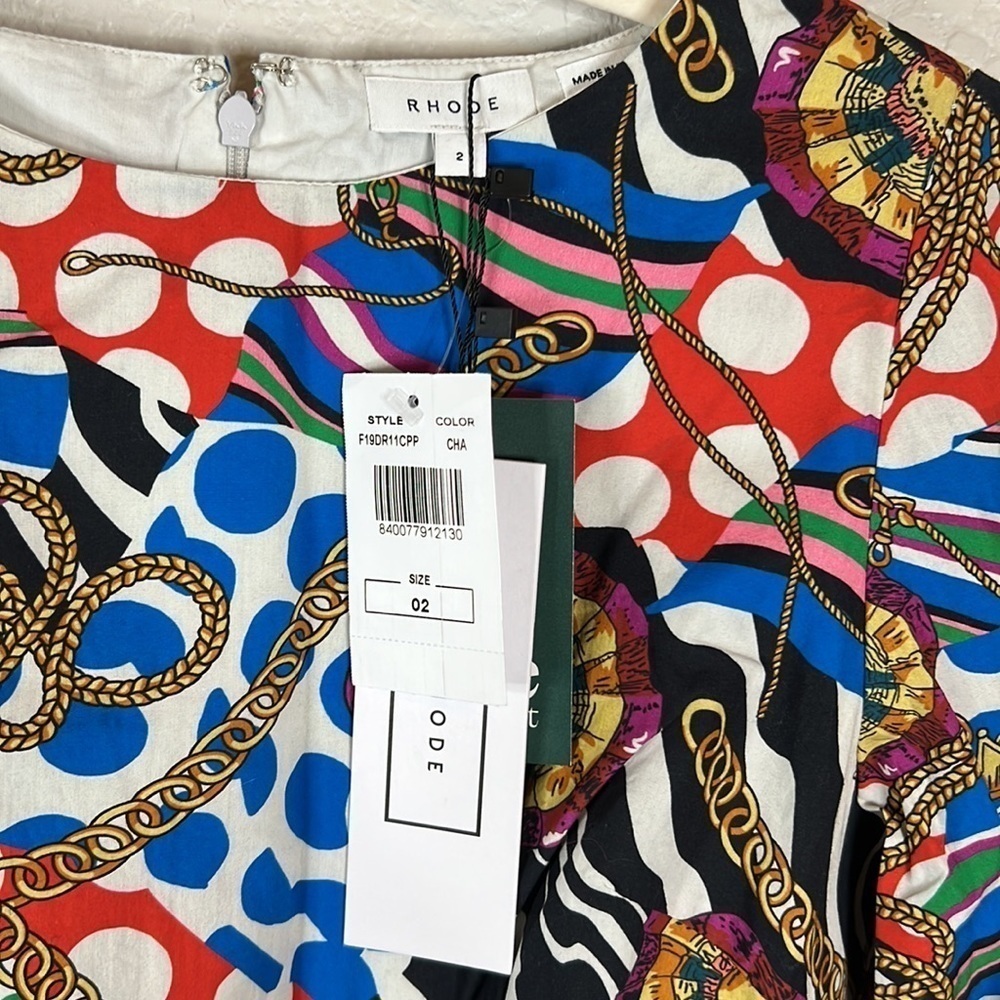 Rhode Hailey Chain Mini Dress Size 2 - Picture 8 of 15